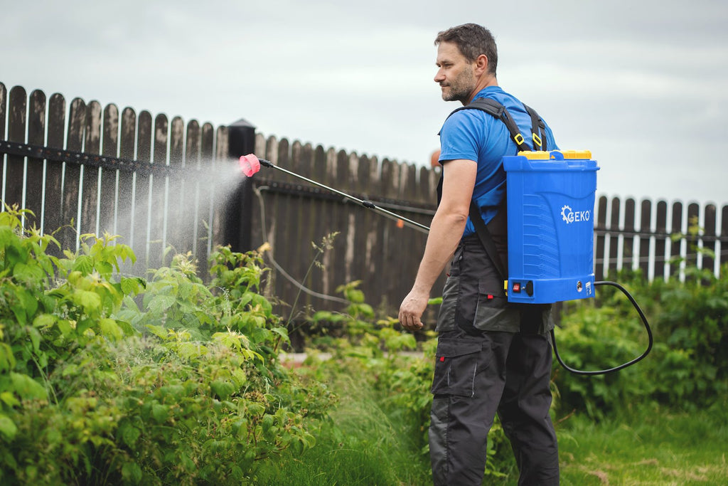 16L Battery Knapsack Sprayer, Blue