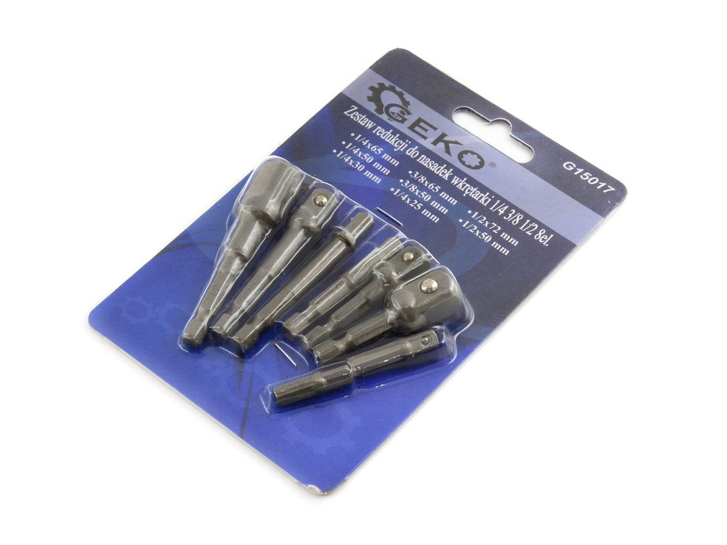 8pc Socket Bit Extension Set, Hex Shank