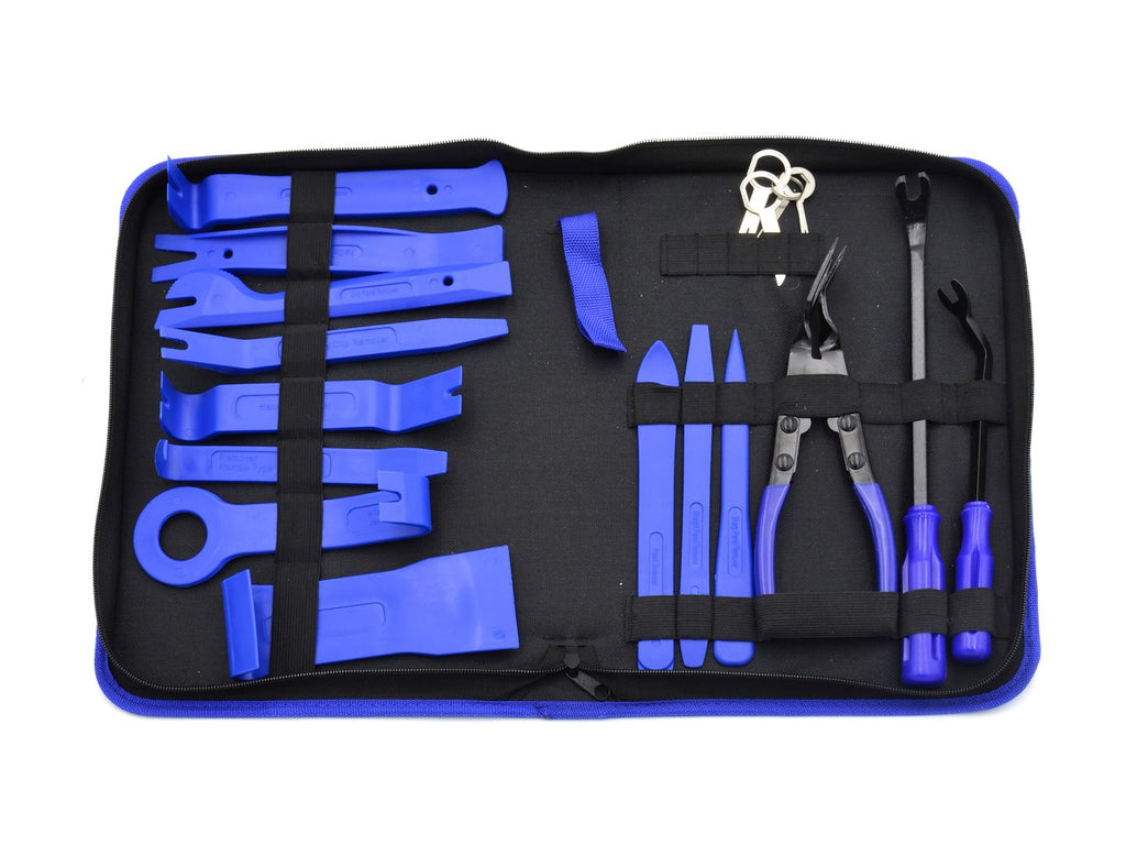 Multifunctional set of pullers for clips and radio, 20 pcs.