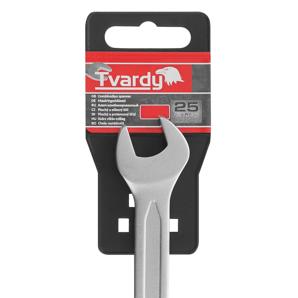 Combination spanner, satin, CRV, cold stamped 13mm