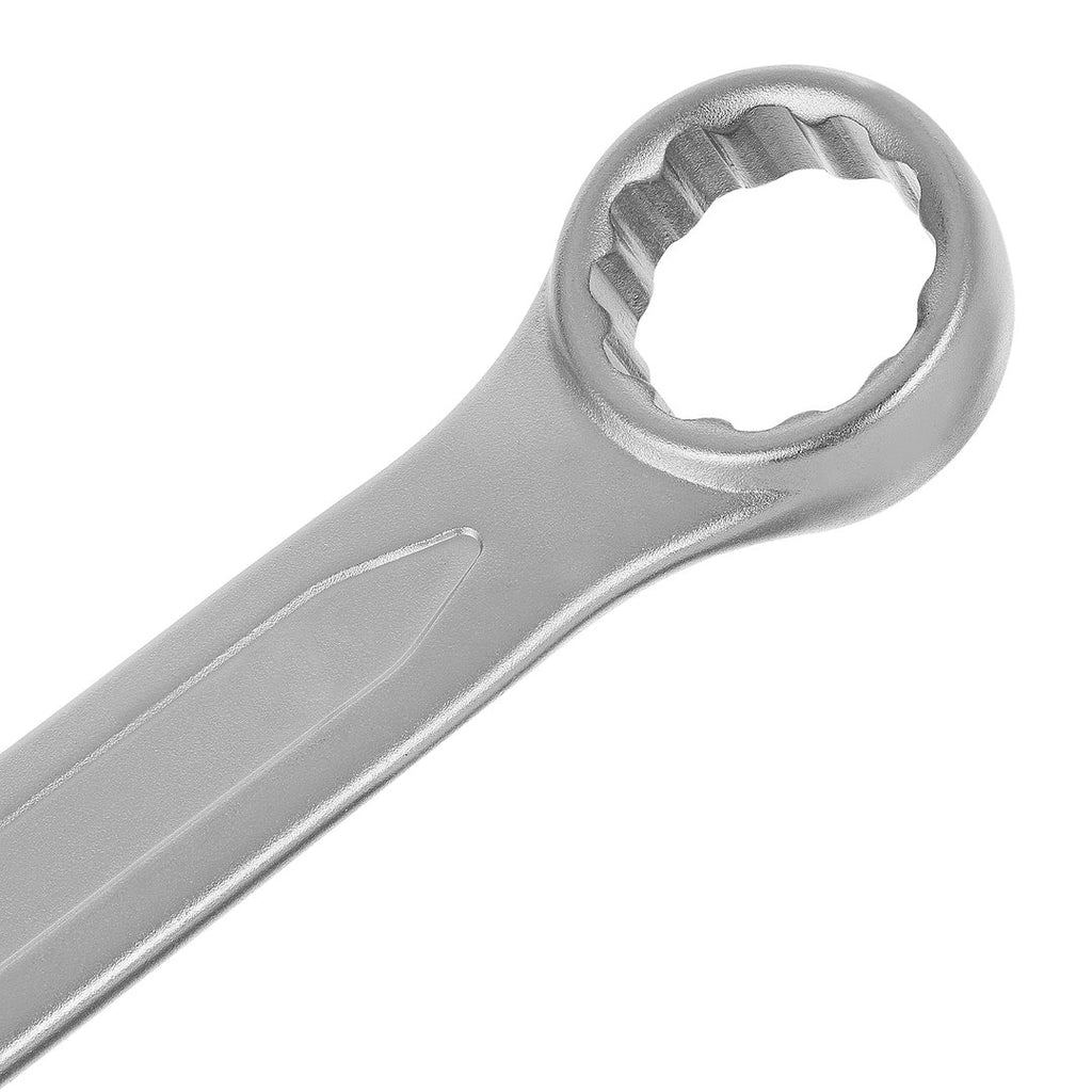 Combination spanner, satin, CRV, cold-stamped, 19 mm