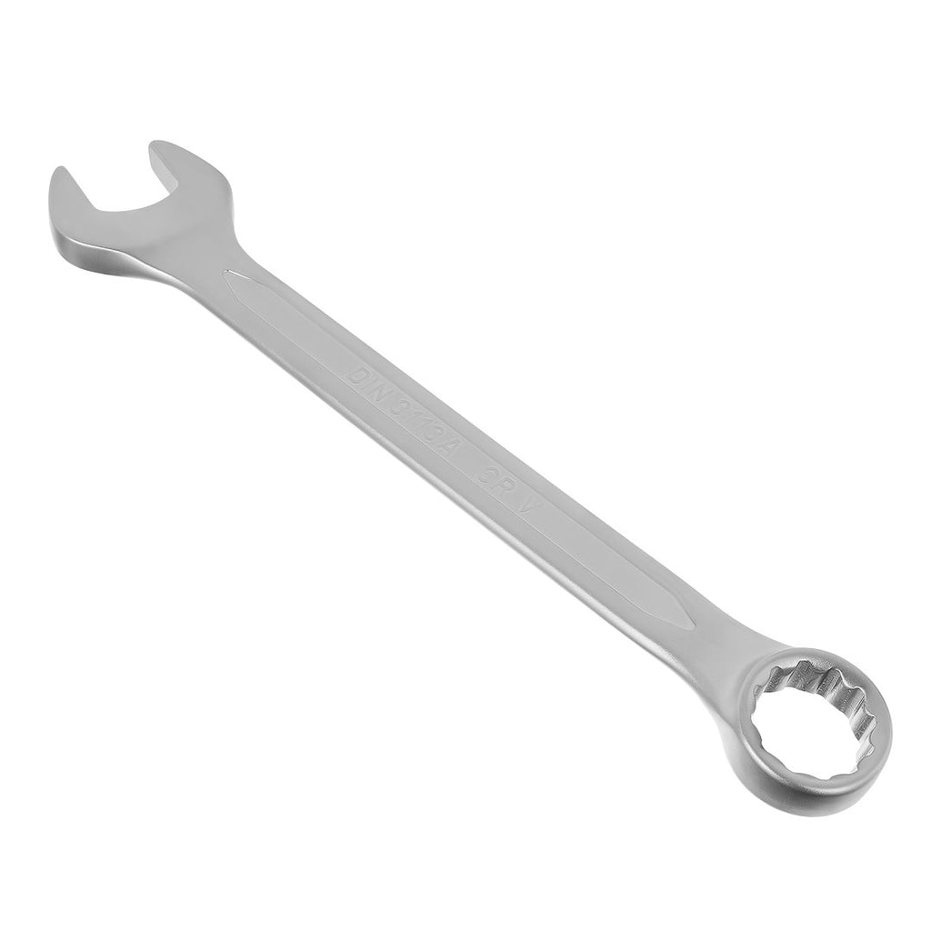Combination spanner, satin finish, CRV, cold-stamped, 26 mm