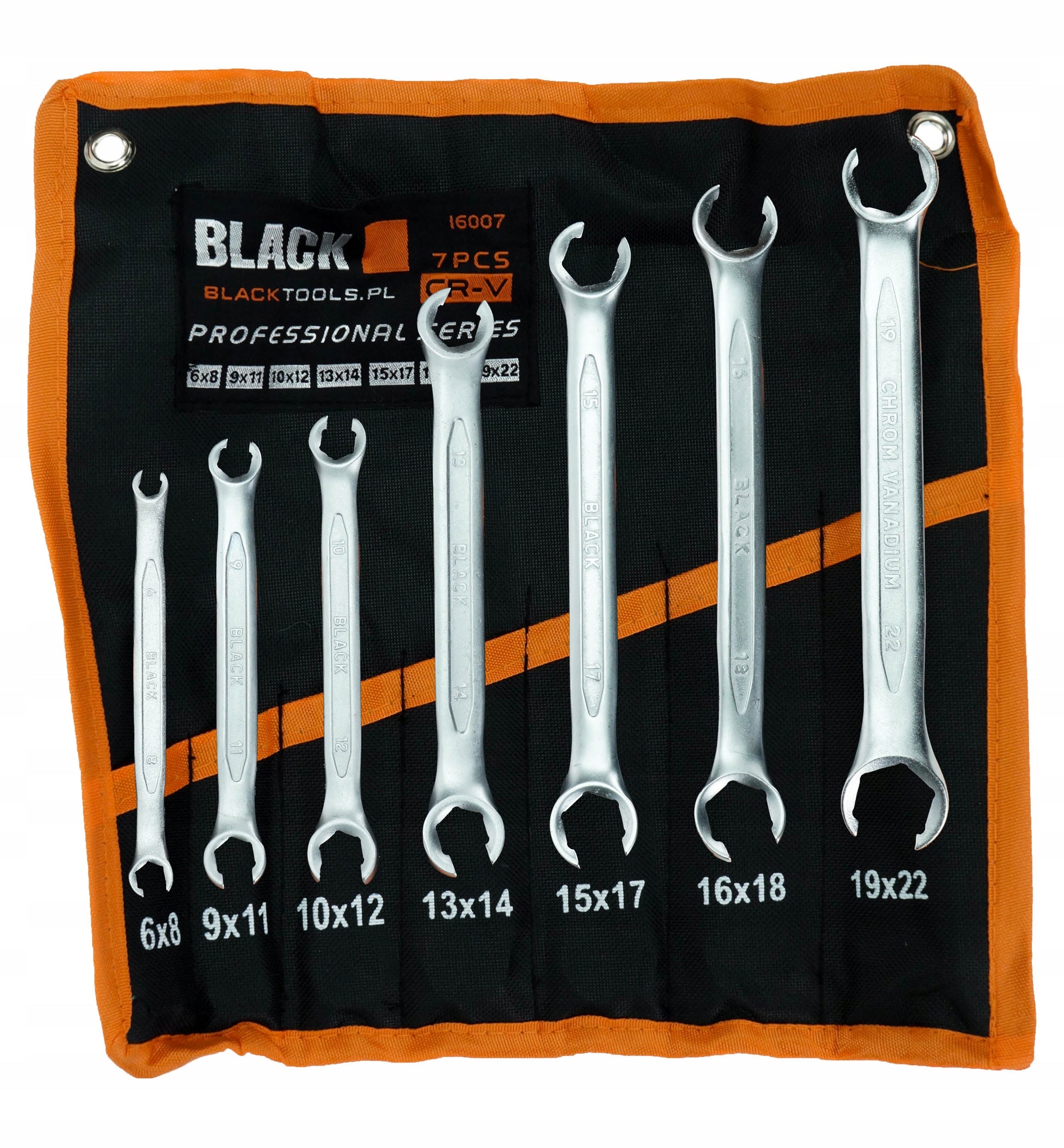 Poolavatud piduritoru mutrivõtmed Black (VB6)