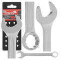 Combination spanner, satin, CRV, cold-stamped, 28 mm