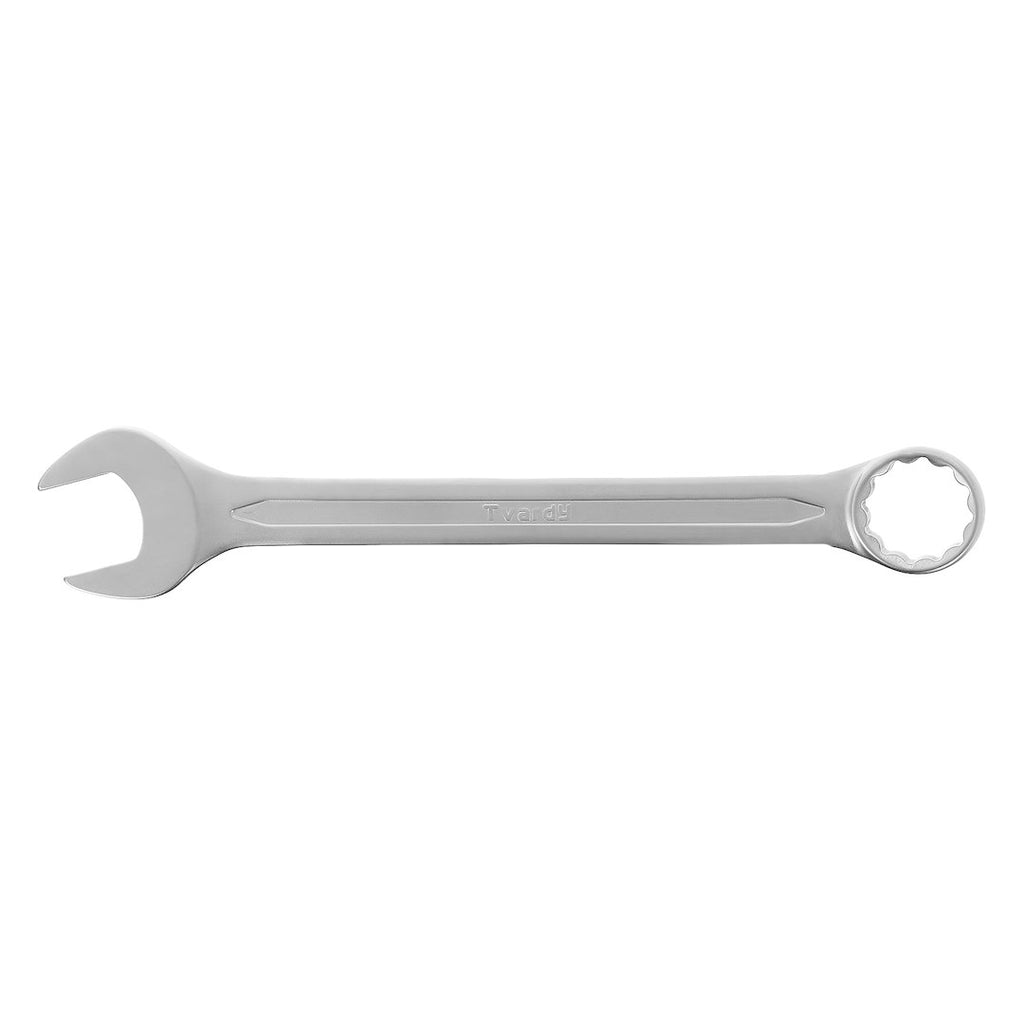 Combination spanner, satin, CRV, cold-stamped, 28 mm