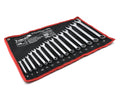 15 pcs Combination spanner set 6-27mm, satin, CRV, Cold stamped