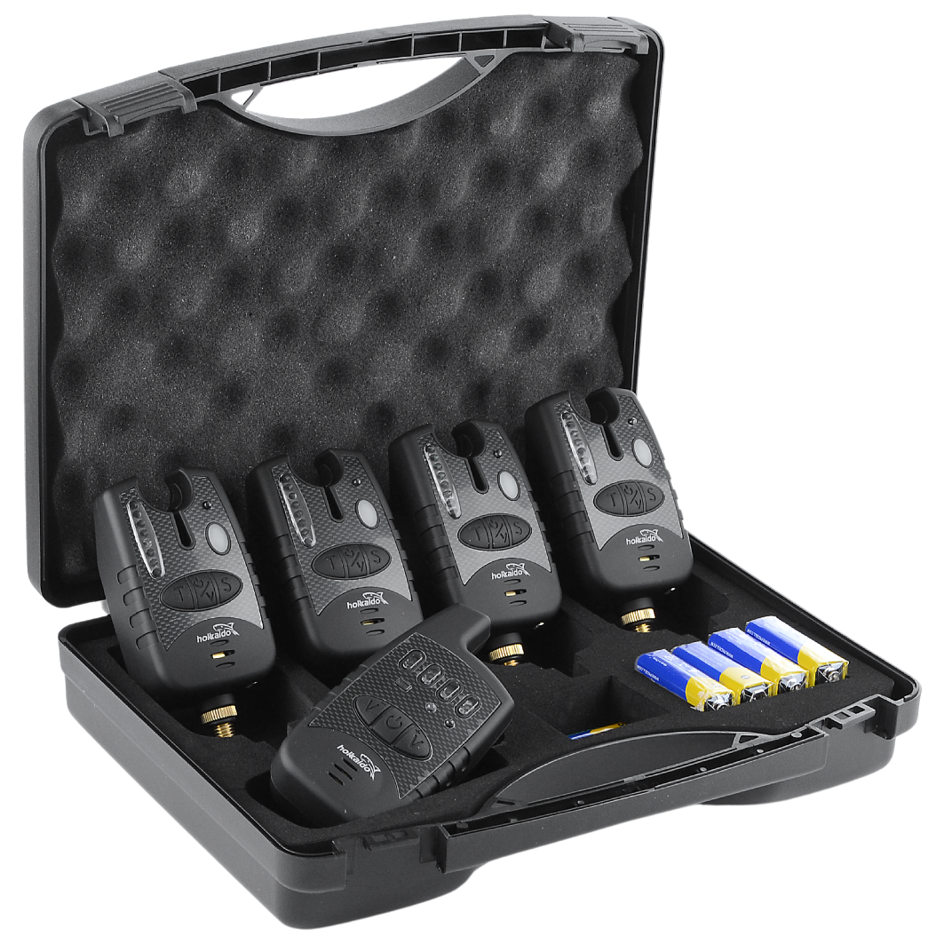 Kalastusäratuse komplekt 4+1 Hokkaido juhtseadmega karbis