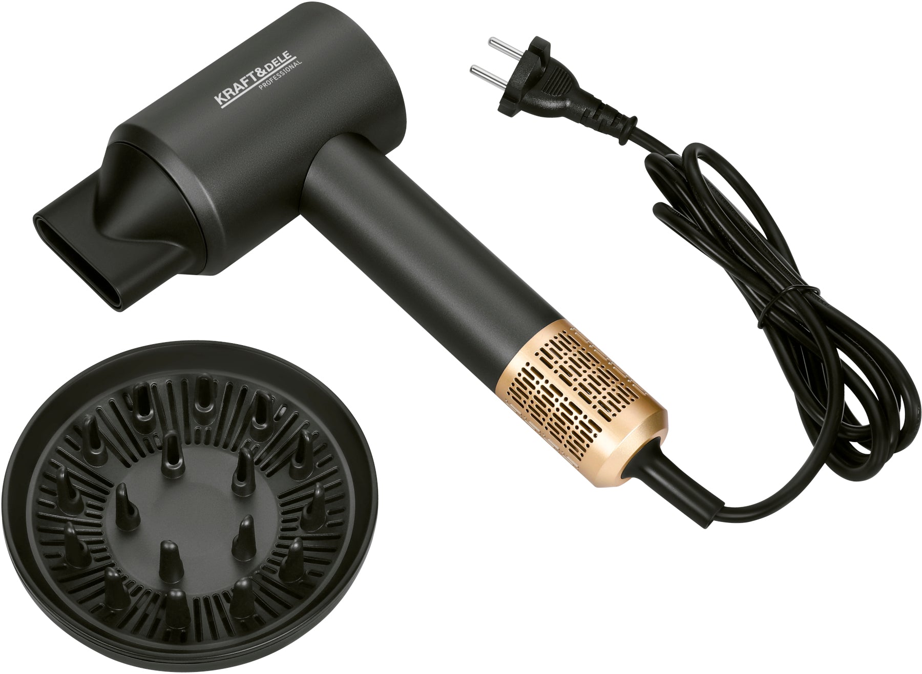 2200W Hair Dryer + Attachments KD4381