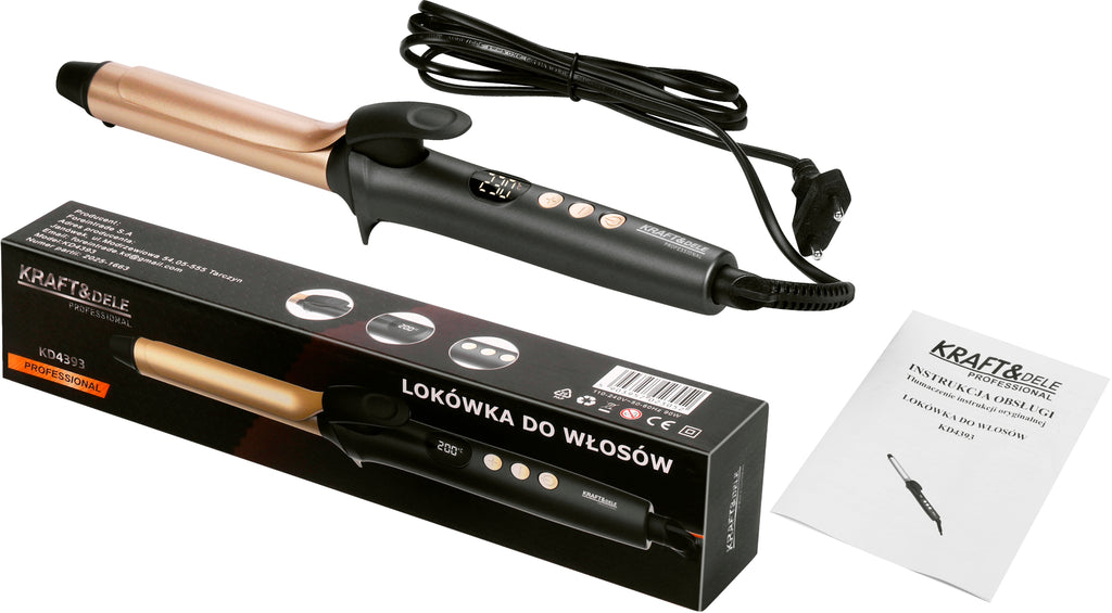 90W Hair Straightener and Curler KD4393