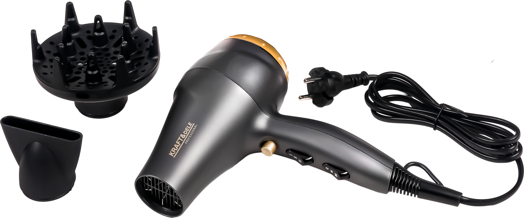 2400W Hair Dryer + Attachments KD4385