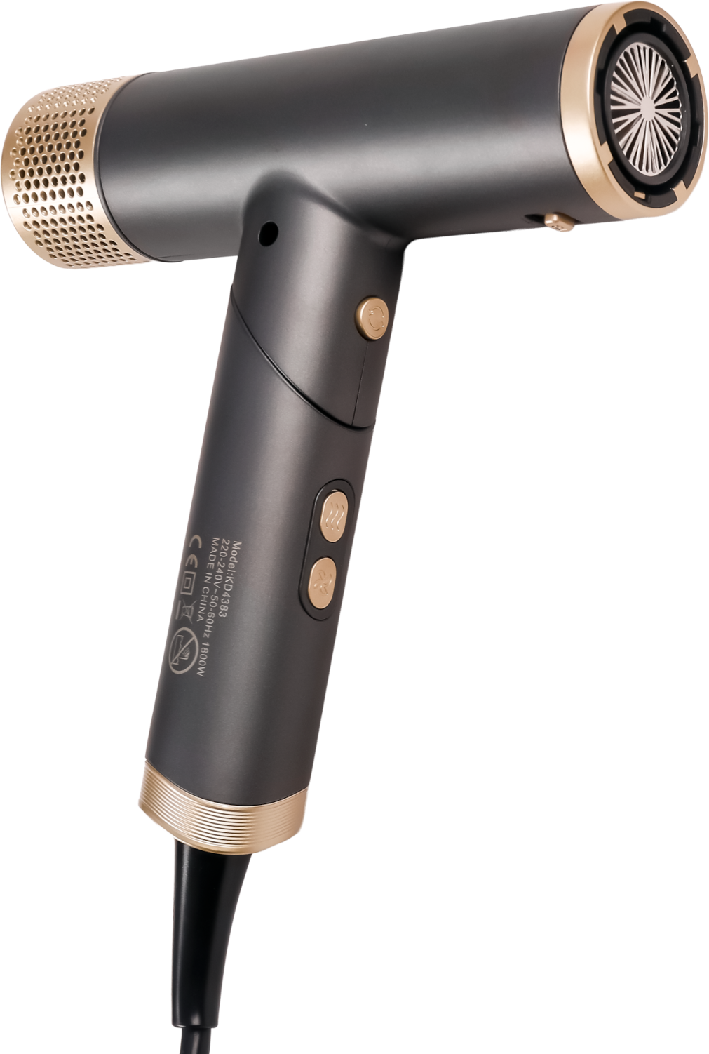 2200W Hair Dryer + Curling Attachments KD4383