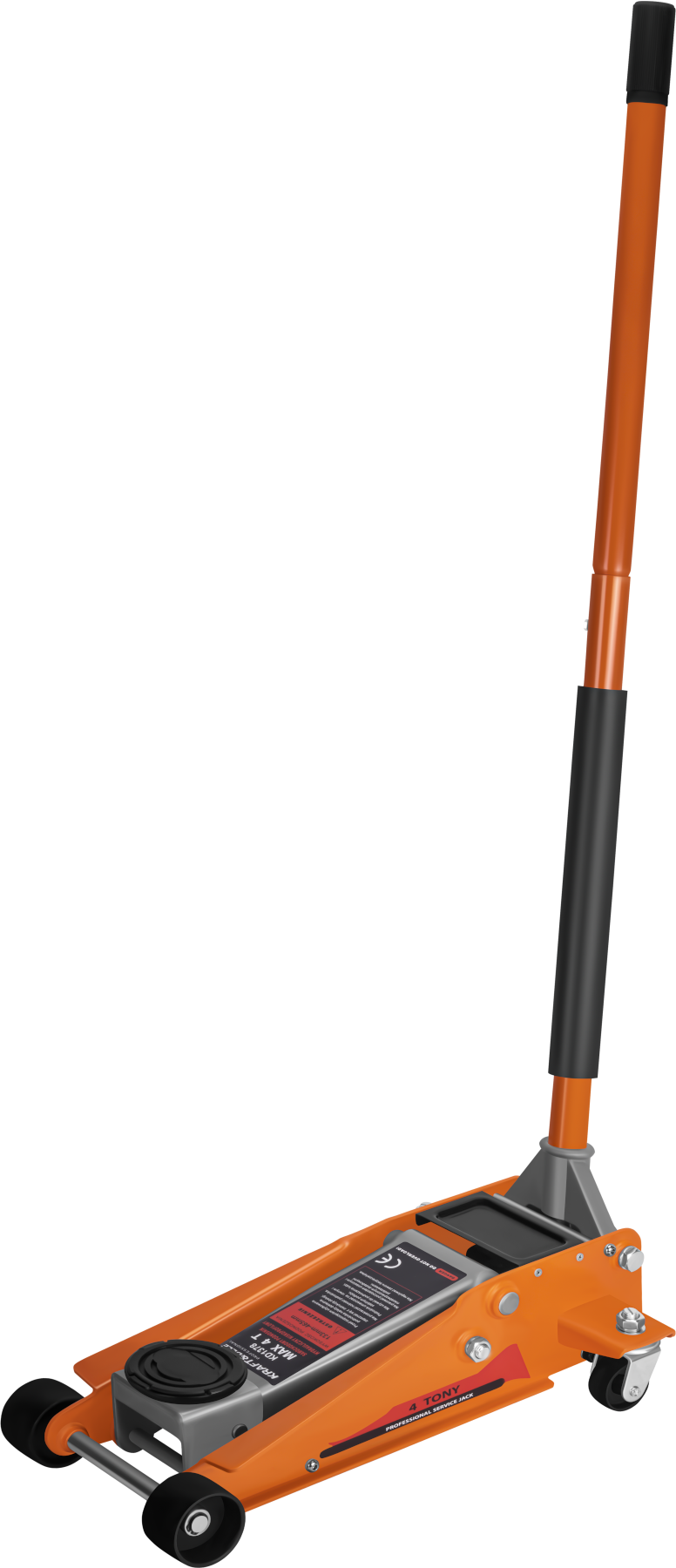 Low-profile car jack 4T KD1378
