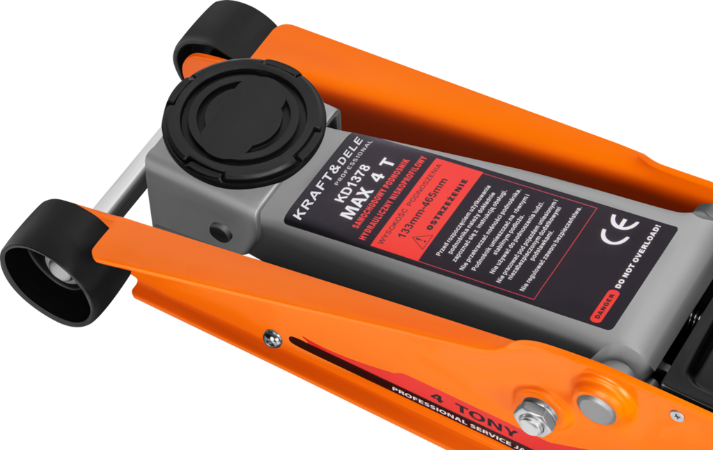 Low-profile car jack 4T KD1378