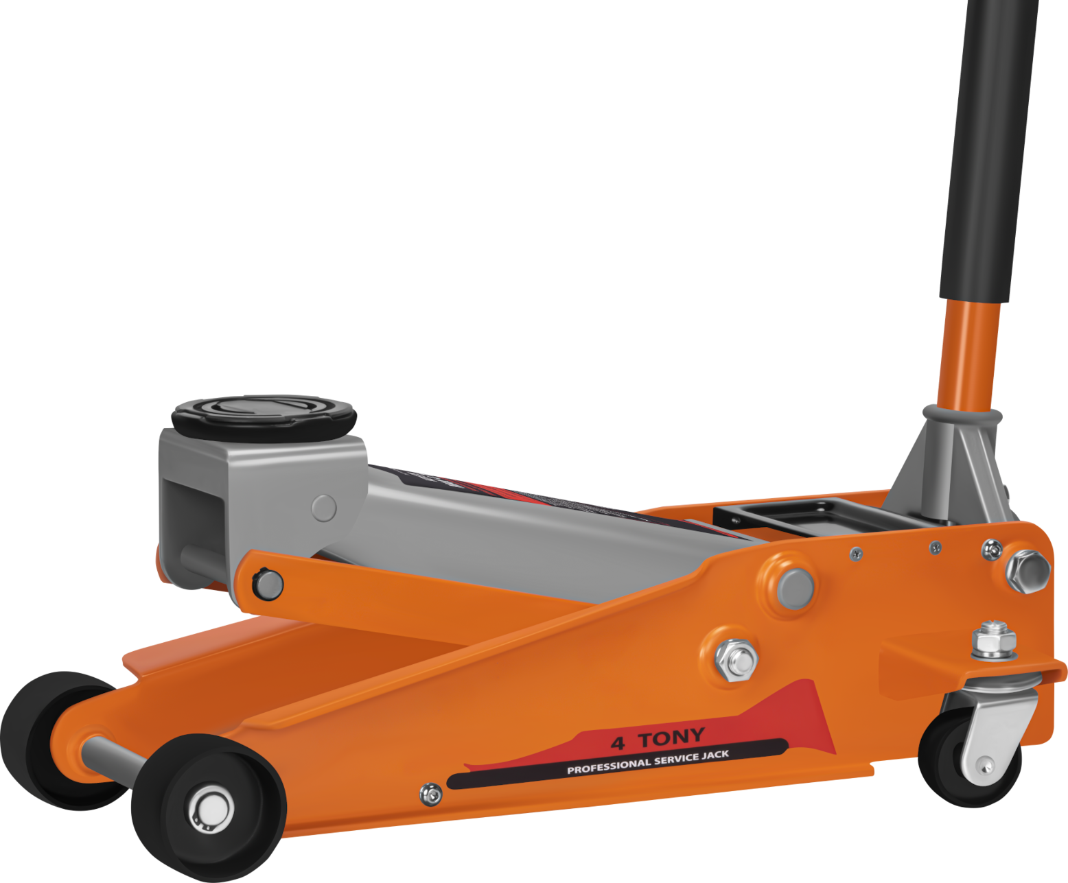 Low-profile car jack 4T KD1378