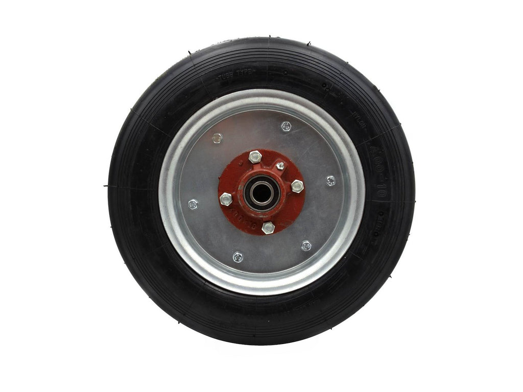 Pneumatic wheel with tube 4.00-10 and hub