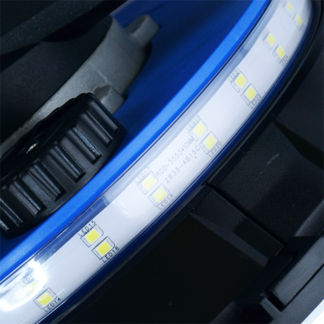 Krohvi siluv lihvmasin LED Black