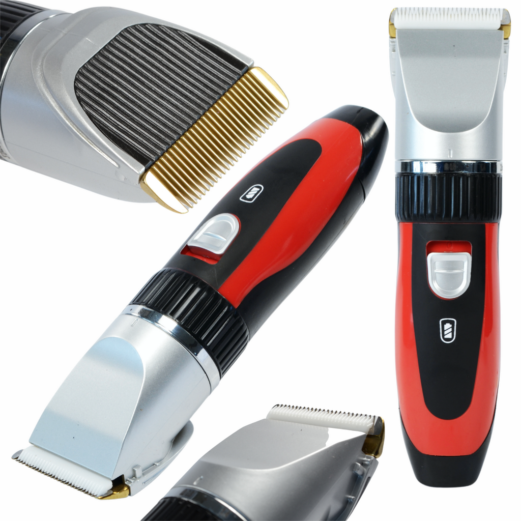 Pet Hair Clipper Set with 2 Batteries
