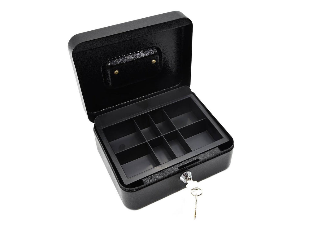 Metal case for money 200 x 160 x 90 mm with key