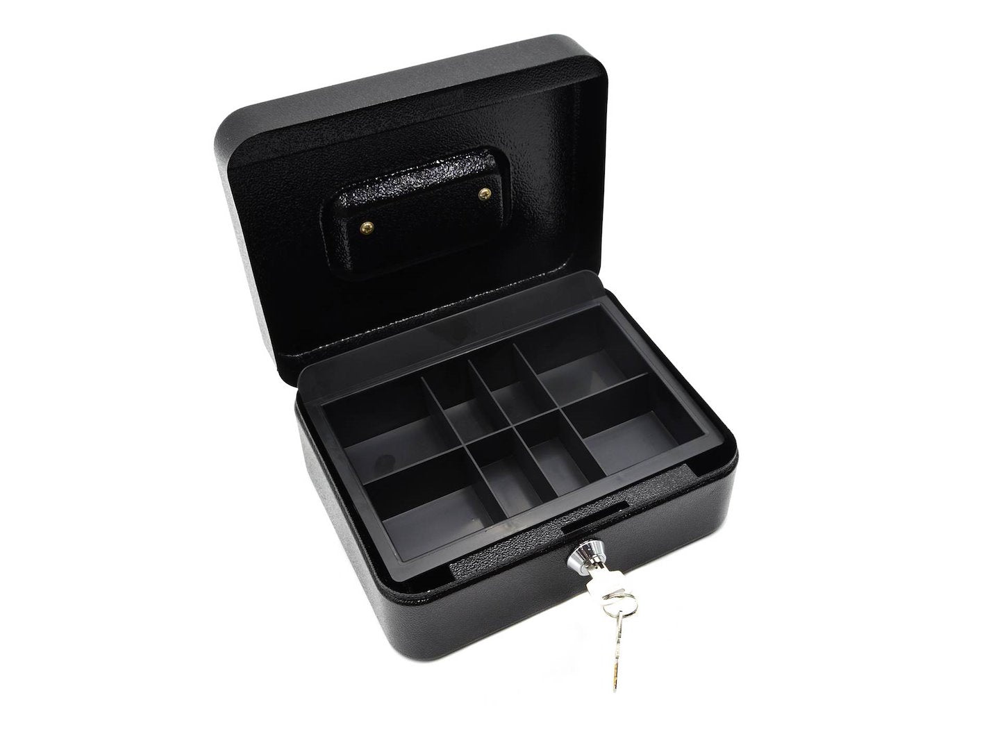 Metal case for money 200 x 160 x 90 mm with key