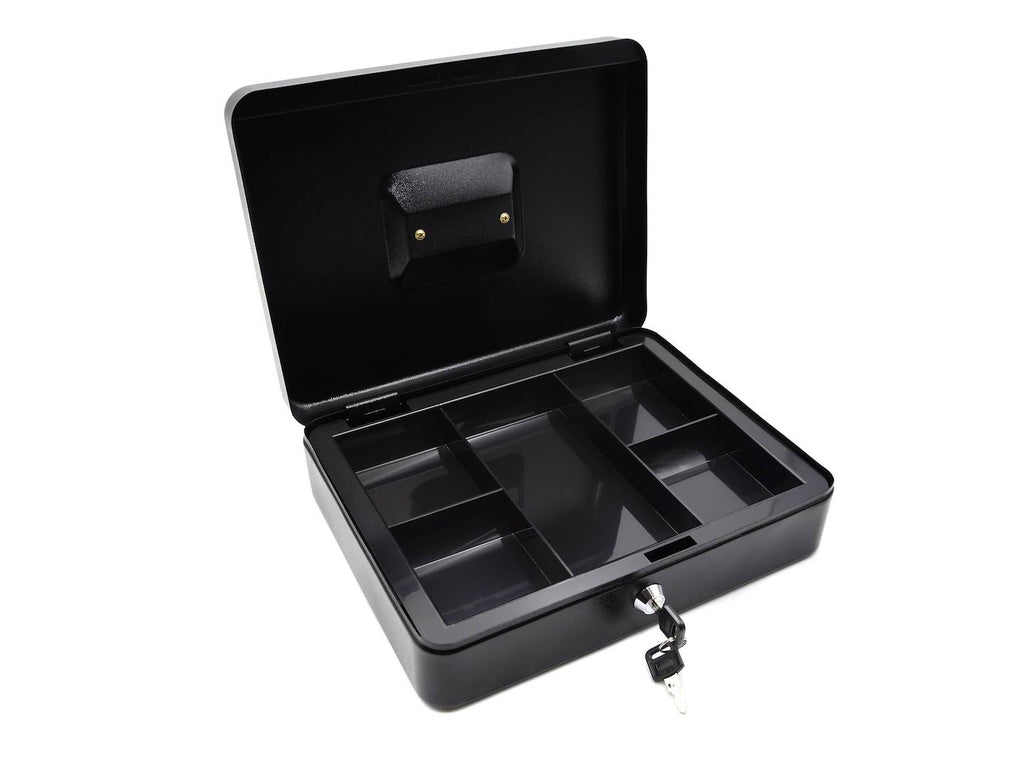 Metal case for money 300 x 240 x 90 mm with key