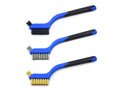 3 pcs Mini Wire Brush Set 180 mm GEKO
