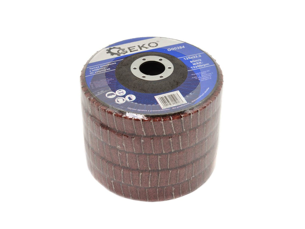 Non-Woven Nylon Flap Satin Polishing Disc 125 x 22.23 mm – Pack of 10