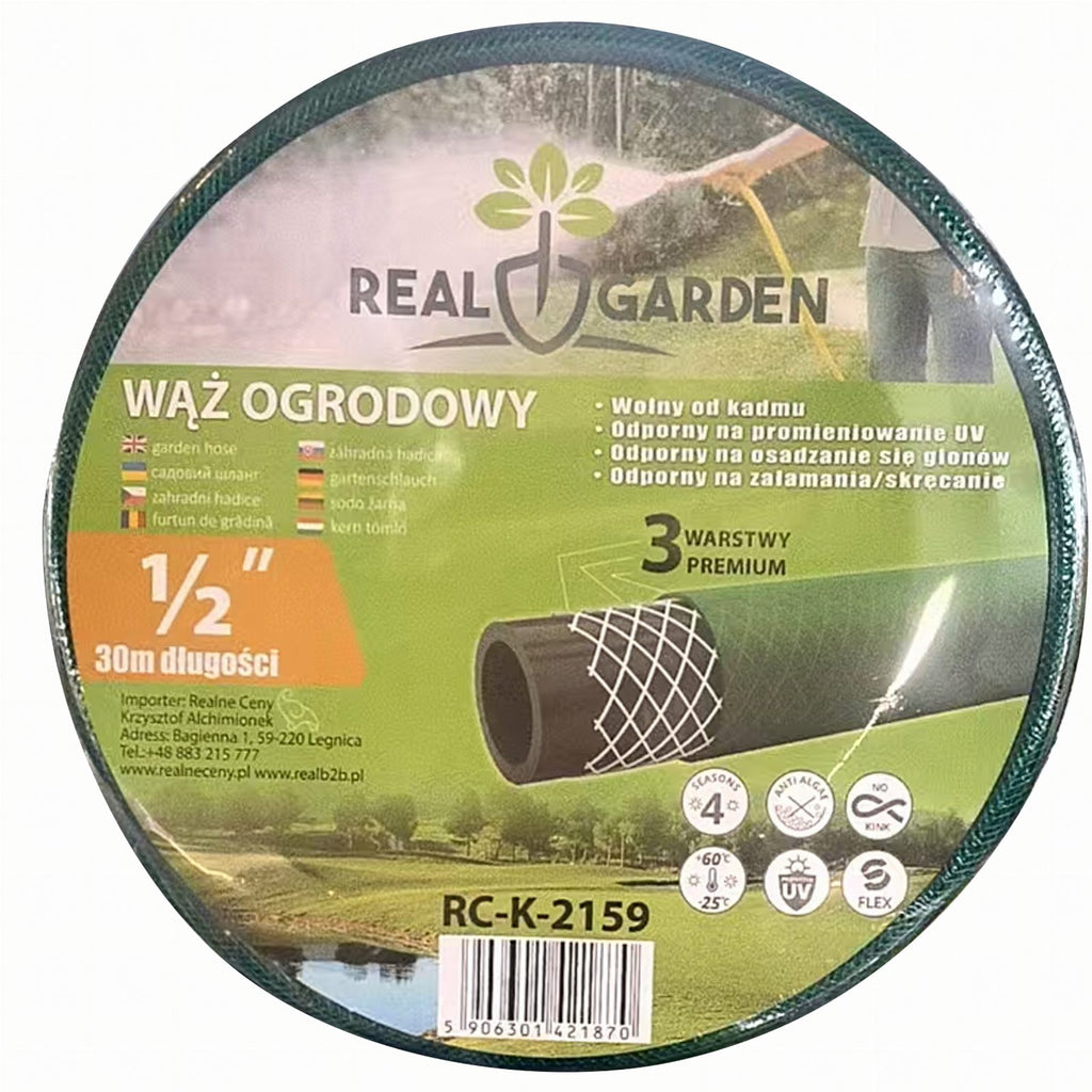 3-kihiline painduv kummist aiavoolik 1/2 tolli 30 m I-S-1