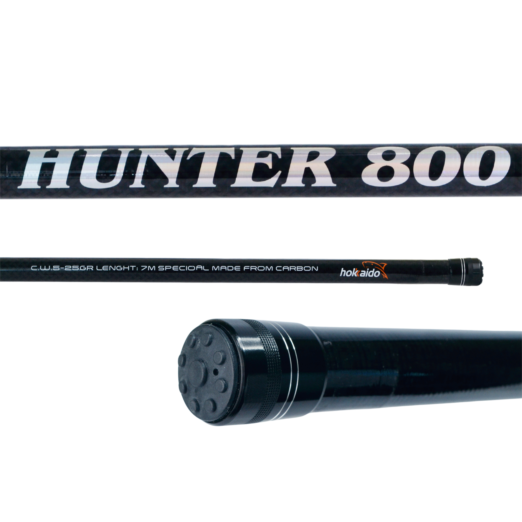 Hokkaido Hunter 8M New Carbon Fishing Rod Bat