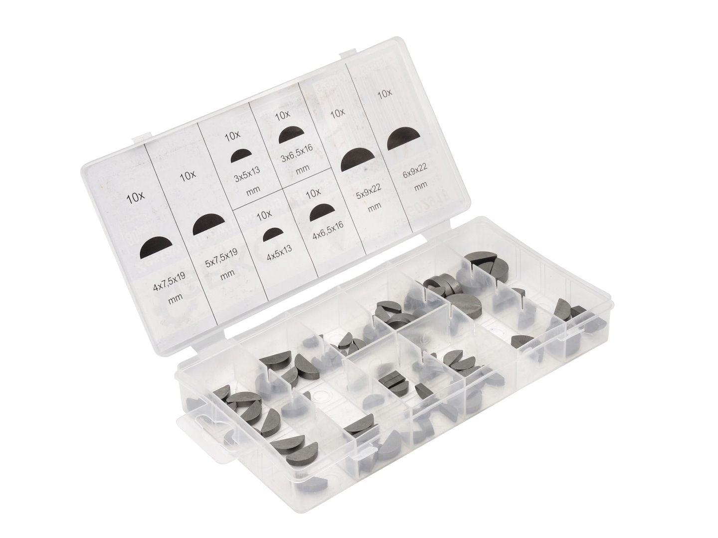 Set of middle-round clins 80pcs