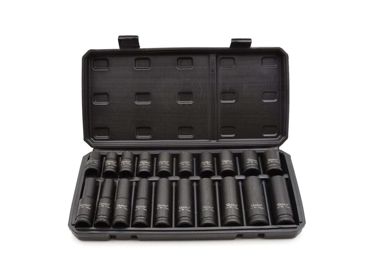 Impact sockets 1/2" 10-19 mm long and short