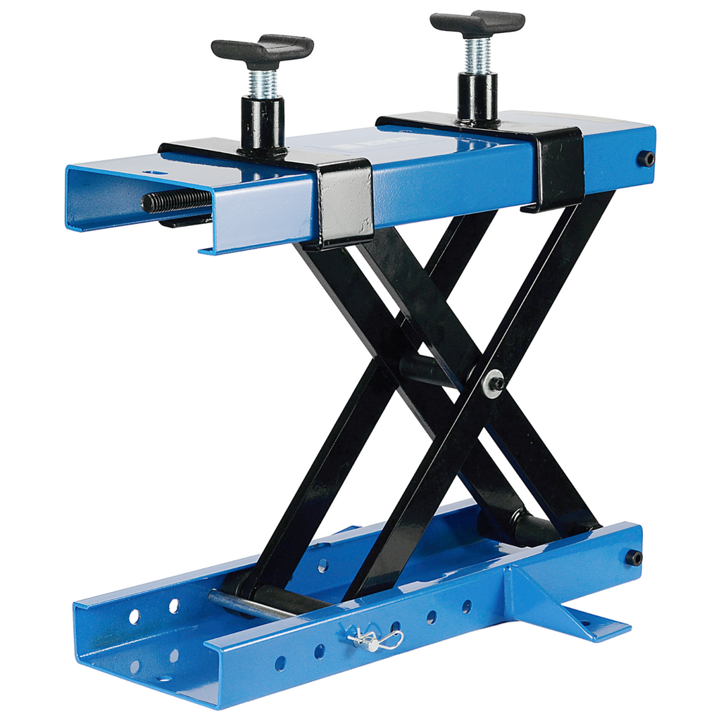 500 kg mehaaniline kruviga mootorratta tõstealus, Black