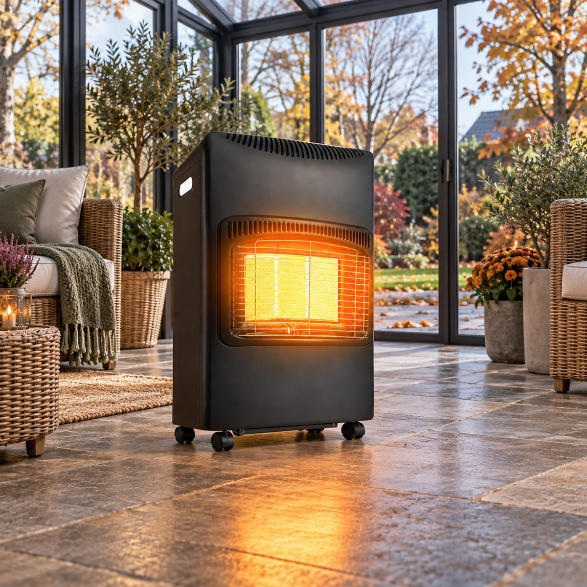 Gas Heater Propane Butane LPG 4.2 kW with 60m Regulator