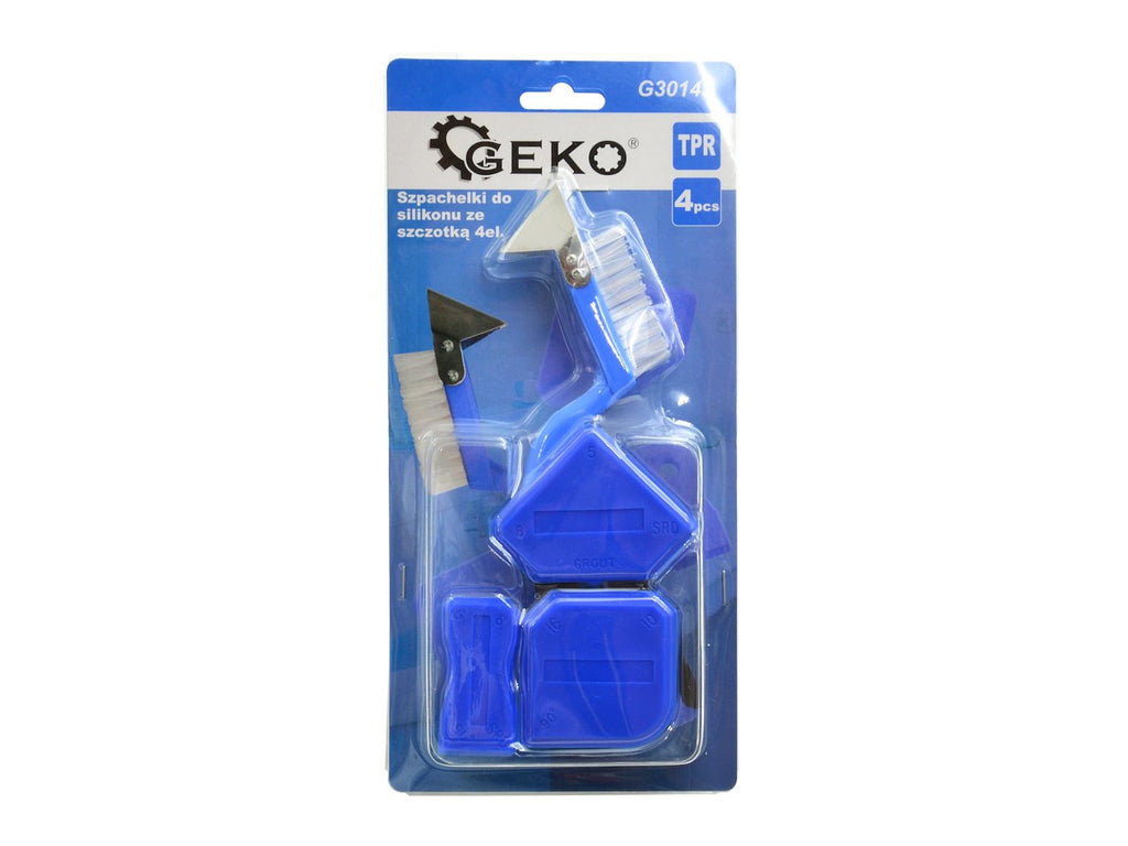 Silicone Trowels with Brush, 4 pcs
