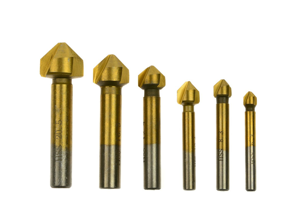 Set of 6 conical cutters 6.3-20.5mm