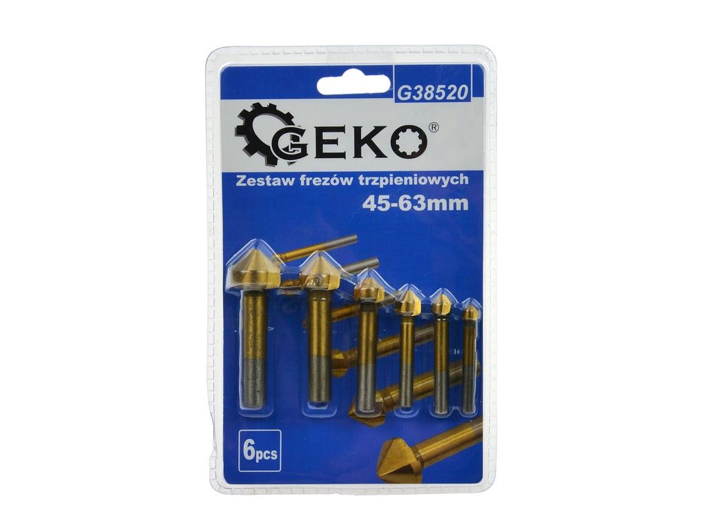 Set of 6 conical cutters 6.3-20.5mm