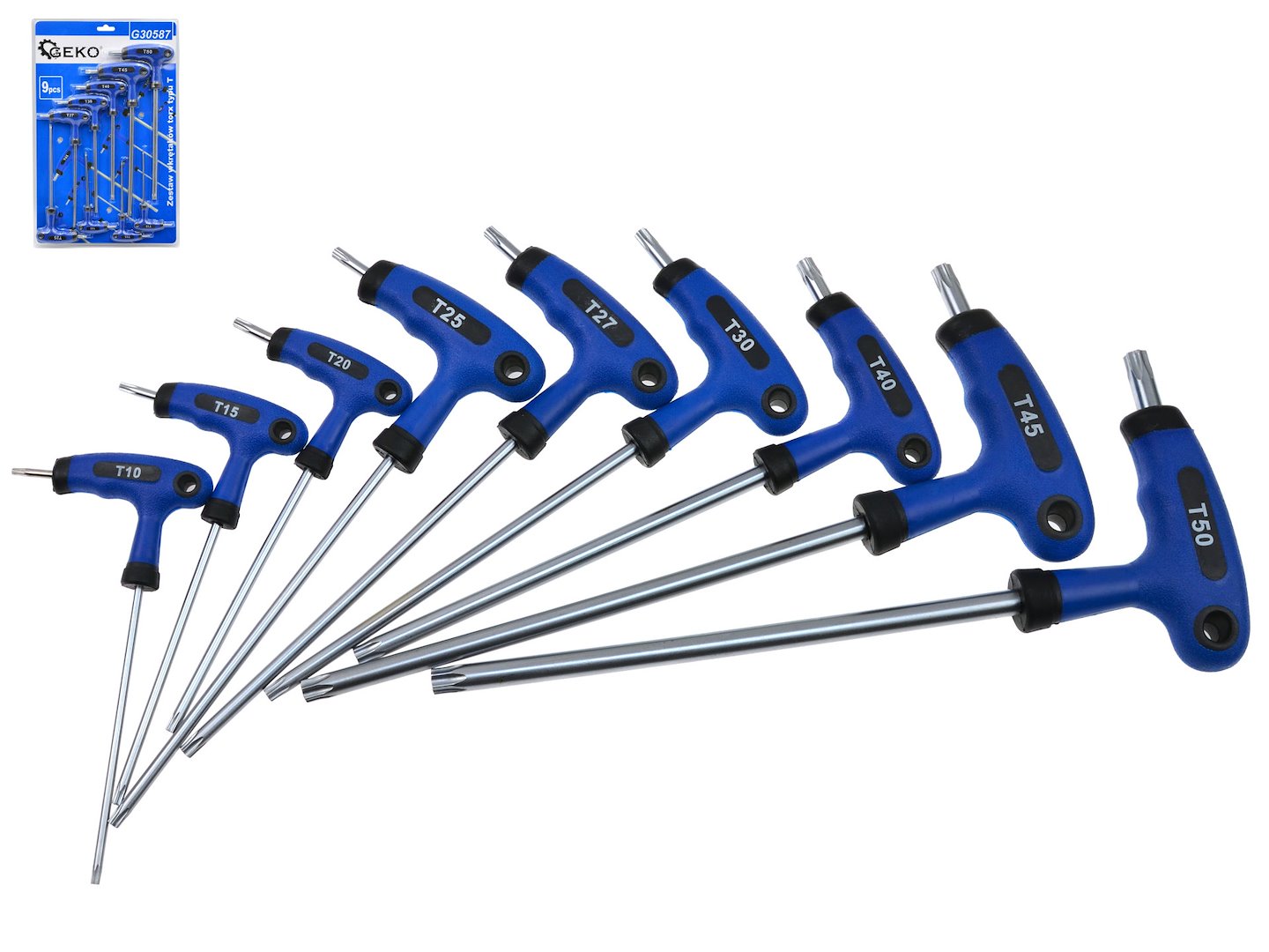 T Torx 9pc Screwdrivers