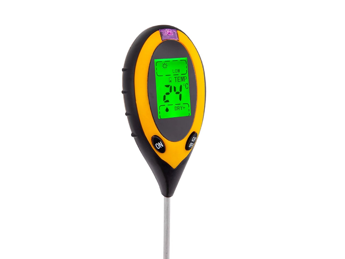 pH meter, lux meter, thermometer and humidity measuring instrument