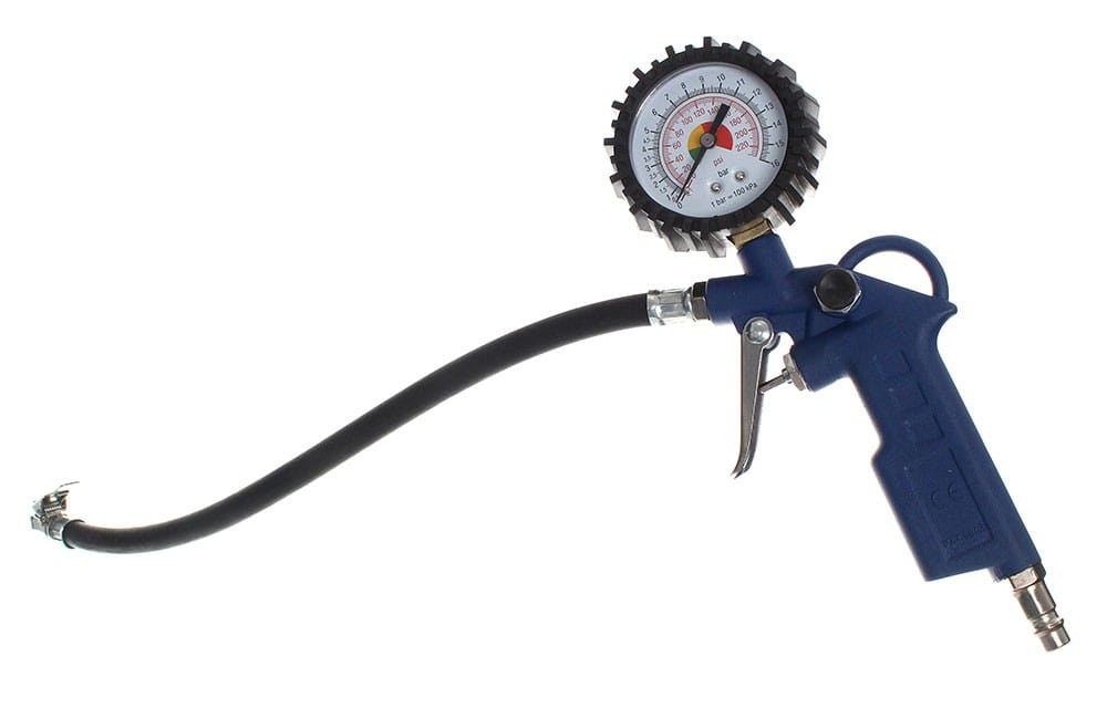 Spray gun with pressure gauge KD427