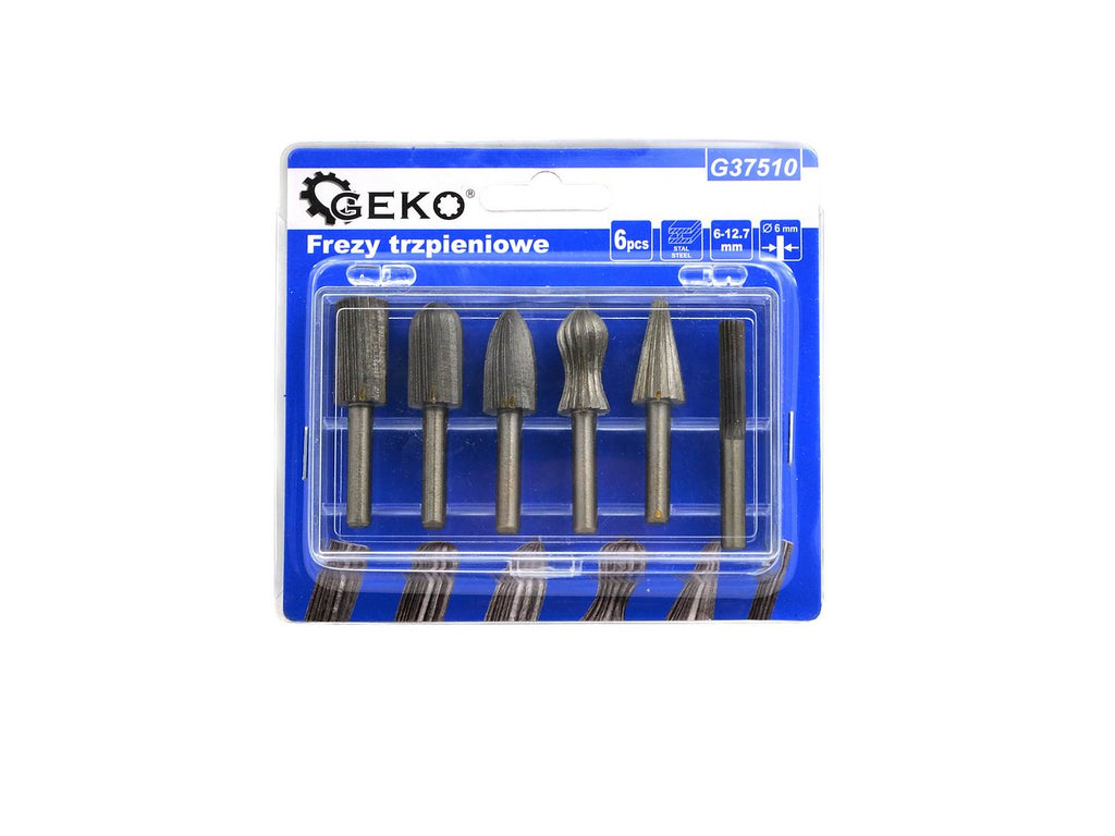 6 pcs end milling cutters 6-12.7 mm