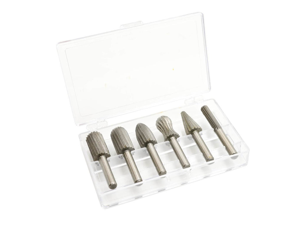 6 pcs end milling cutters 6-12.7 mm