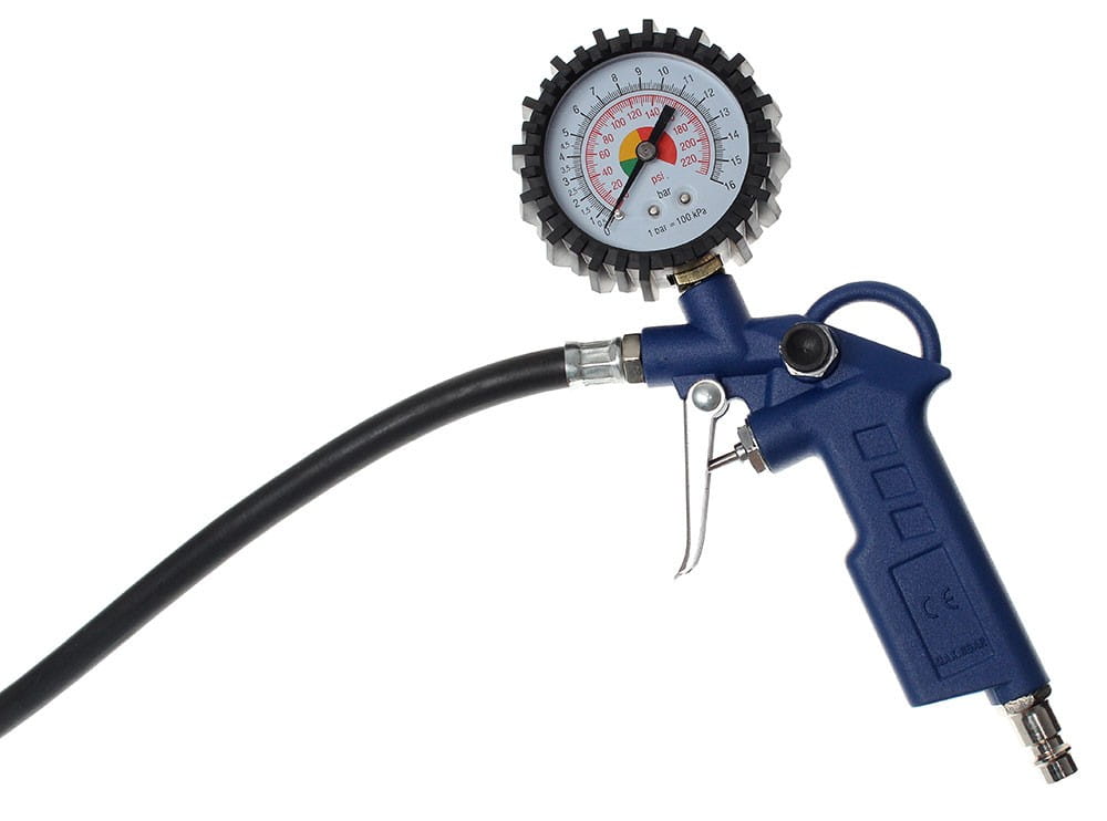 Spray gun with pressure gauge KD427