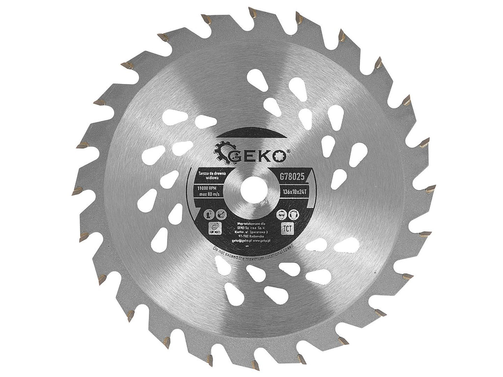 TCT Saw blade 136mmx10mmx24T