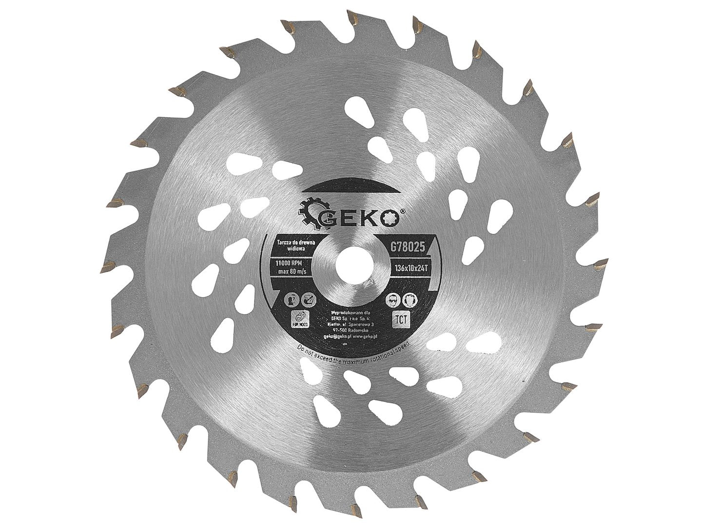 TCT Saw blade 136mmx10mmx24T