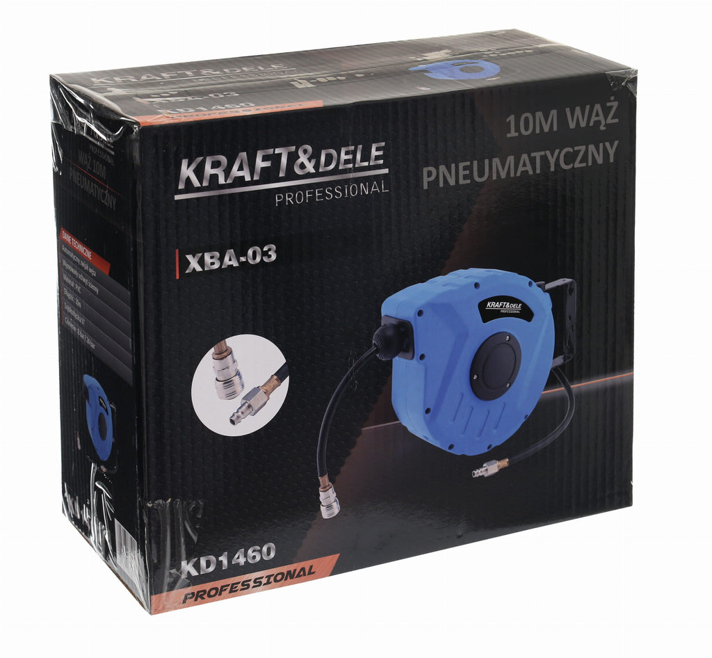 COILED PNEUMATIC HOSE 10M 1/4" KD1460