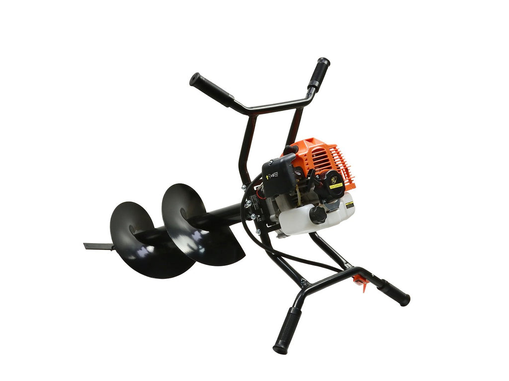Earth Auger (2 people) + drills (10cm, 20cm, 30cm) + adaptor 50cm