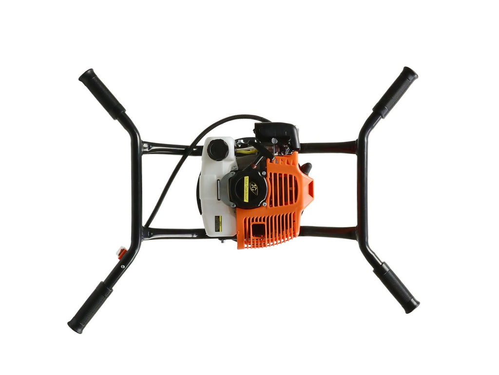 Earth Auger (2 people) + drills (10cm, 20cm, 30cm) + adaptor 50cm