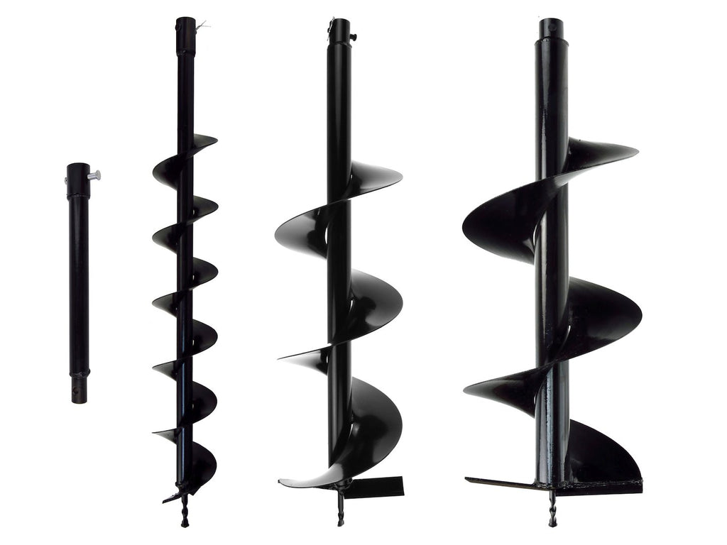 Earth Auger (2 people) + drills (10cm, 20cm, 30cm) + adaptor 50cm