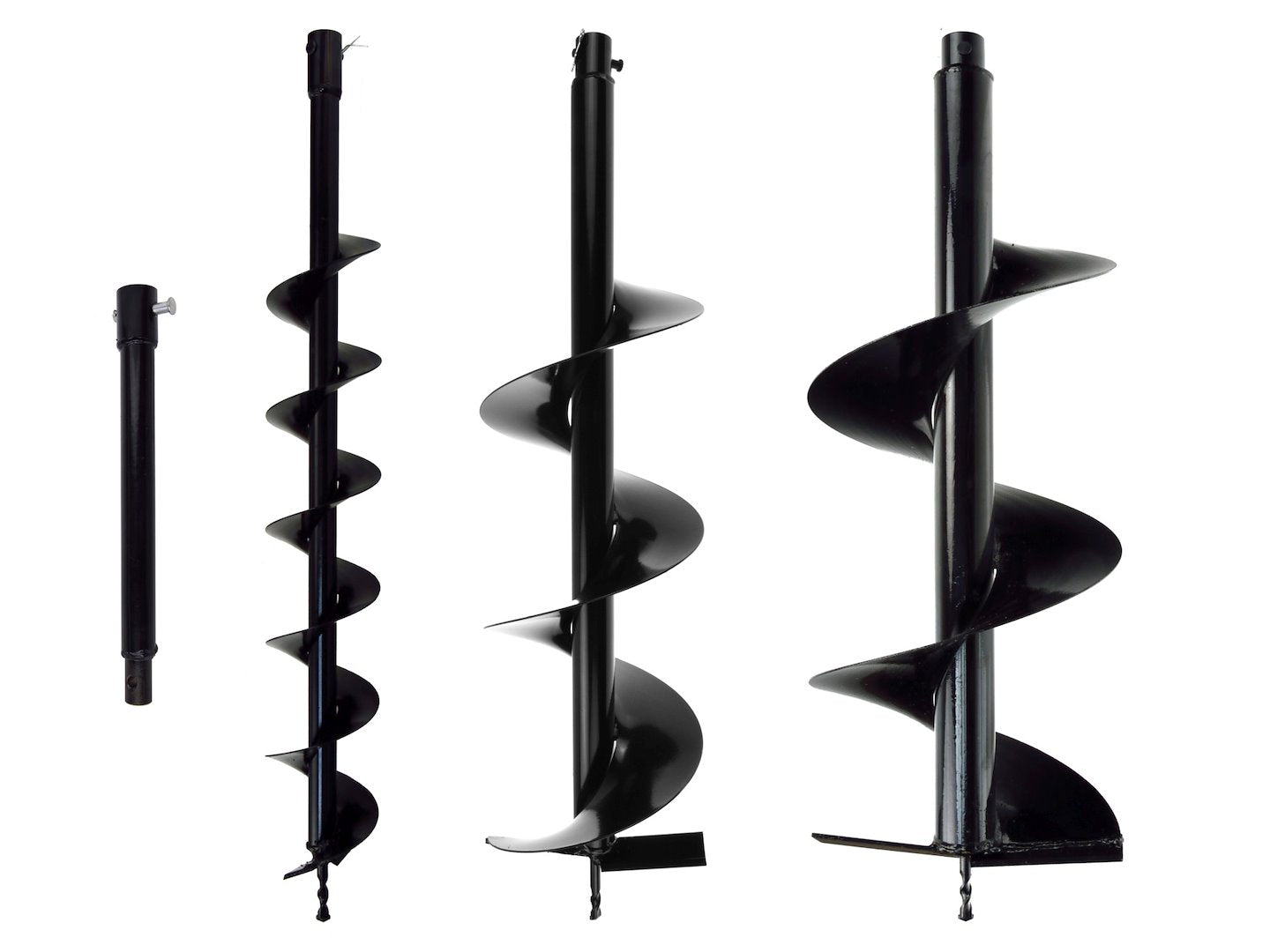 Earth Auger (2 people) + drills (10cm, 20cm, 30cm) + adaptor 50cm