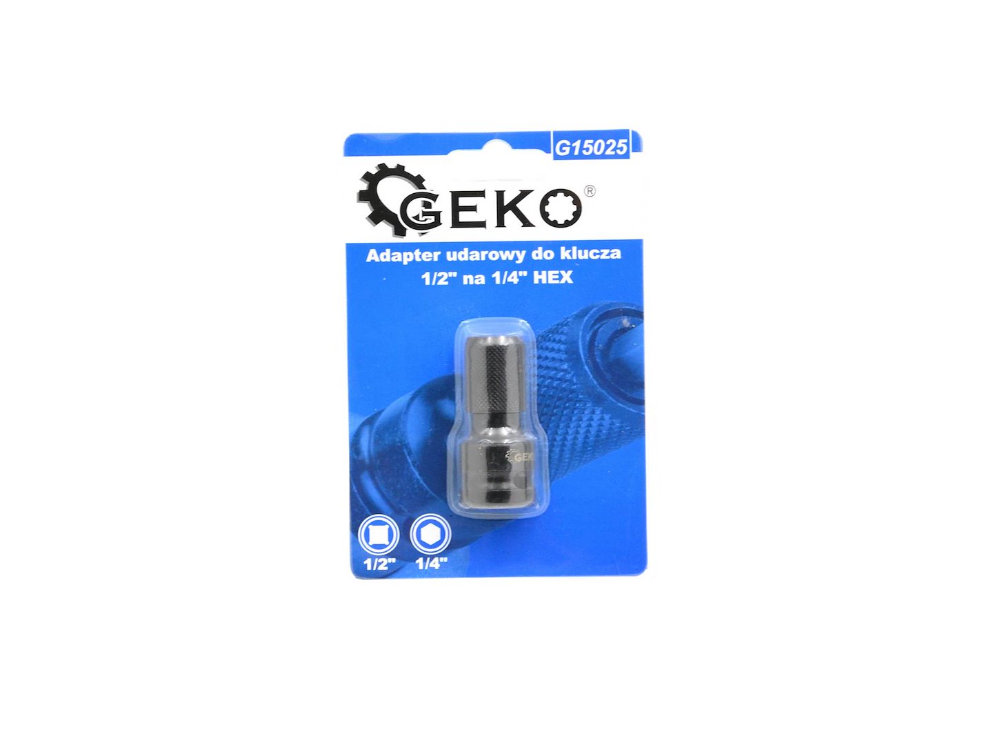Adapter 1/2" to 1/4" Hex