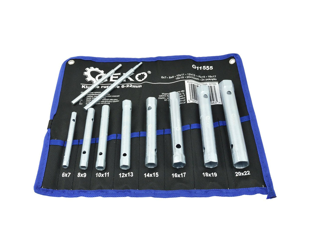 Tubular Box Spanner Set 6-22mm